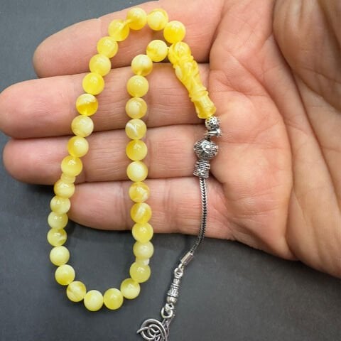 N.N Kaliningrad Damla Kehribar Küre Tespih 6,5 (mm)