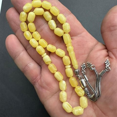 Kaliningrad Damla Kehribar Tespih 6.5*9.5 (mm)