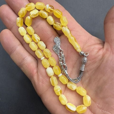 N.N Kaliningrad Damla Kehribar Kapsül Tespih 6,5*9,5 (mm)