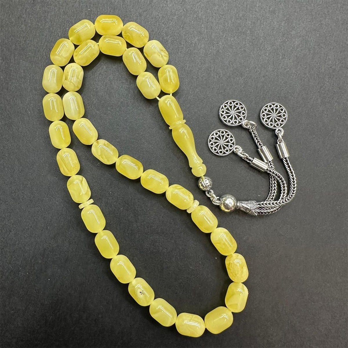 Kaliningrad Damla Kehribar Tespih 6.5*9.5 (mm)-2