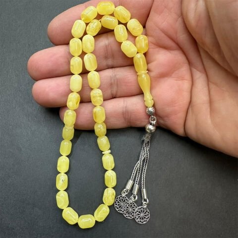 Kaliningrad Damla Kehribar Tespih 6.5*9.5 (mm)-2