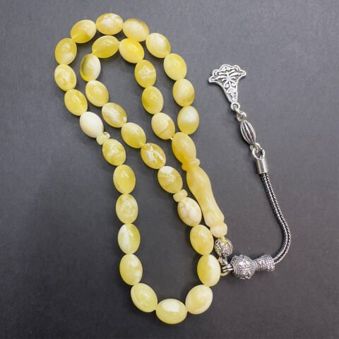 N.N Kaliningrad Damla Kehribar Beyzi Tespih 6,5*8,5 (mm)