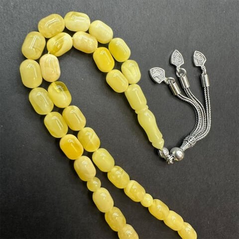 Kaliningrad Damla Kehribar Tespih 6.5*9.5 (mm)-3