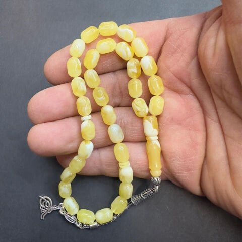 N.N Kaliningrad Damla Kehribar Kapsül Tespih 6,5*9,5 (mm)