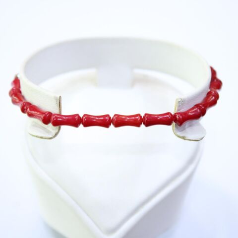 Kırmızı Mercan Bileklik Model-2