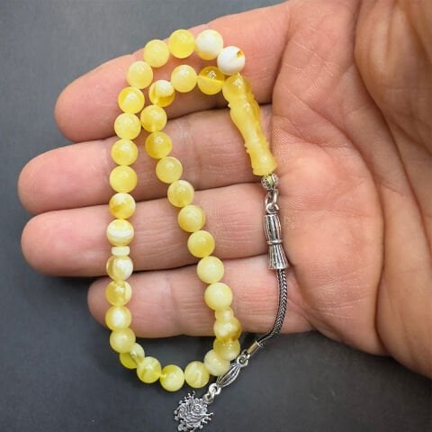 N.N Kaliningrad Damla Kehribar Küre Tespih 6,5 (mm)