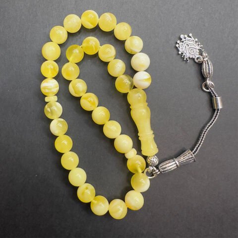 N.N Kaliningrad Damla Kehribar Küre Tespih 6,5 (mm)