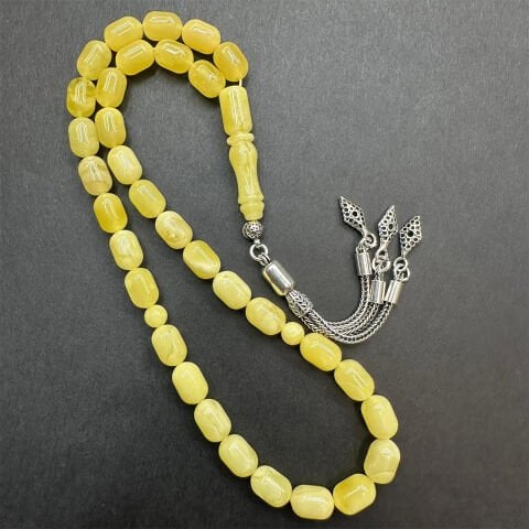 Kaliningrad Damla Kehribar Tespih 6.5*9.5 (mm)-4