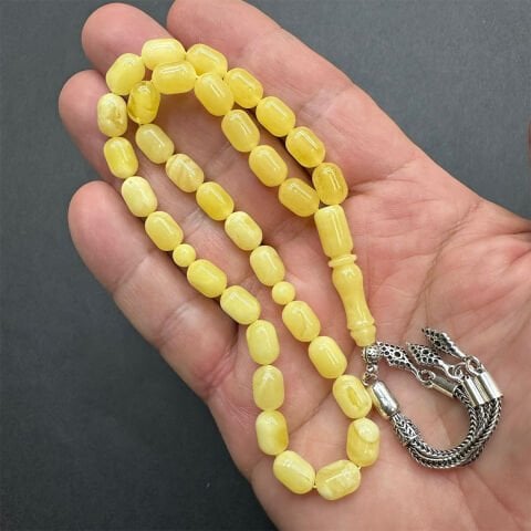 Kaliningrad Damla Kehribar Tespih 6.5*9.5 (mm)-4