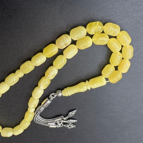 Kaliningrad Damla Kehribar Tespih 6.5*9.5 (mm)-4