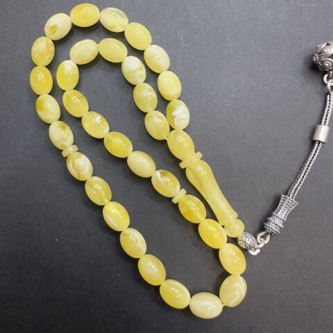 N.N Kaliningrad Damla Kehribar Beyzi Tespih 6*8 (mm)