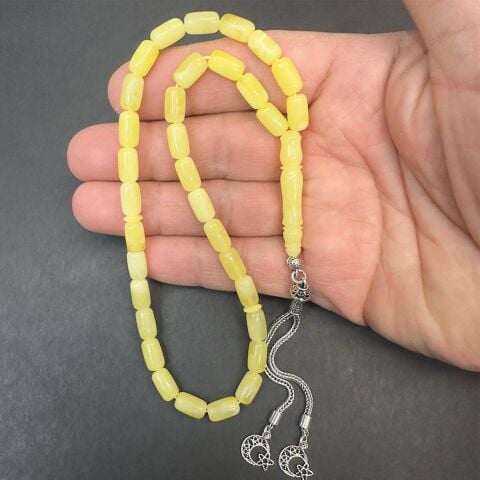 Kaliningrad Damla Kehribar Kapsül Tespih 6*10 (mm)