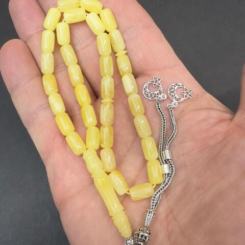 Kaliningrad Damla Kehribar Kapsül Tespih 6*10 (mm)