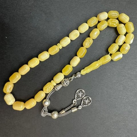 Kaliningrad Damla Kehribar Tespih 6.5*9.5 (mm)-5