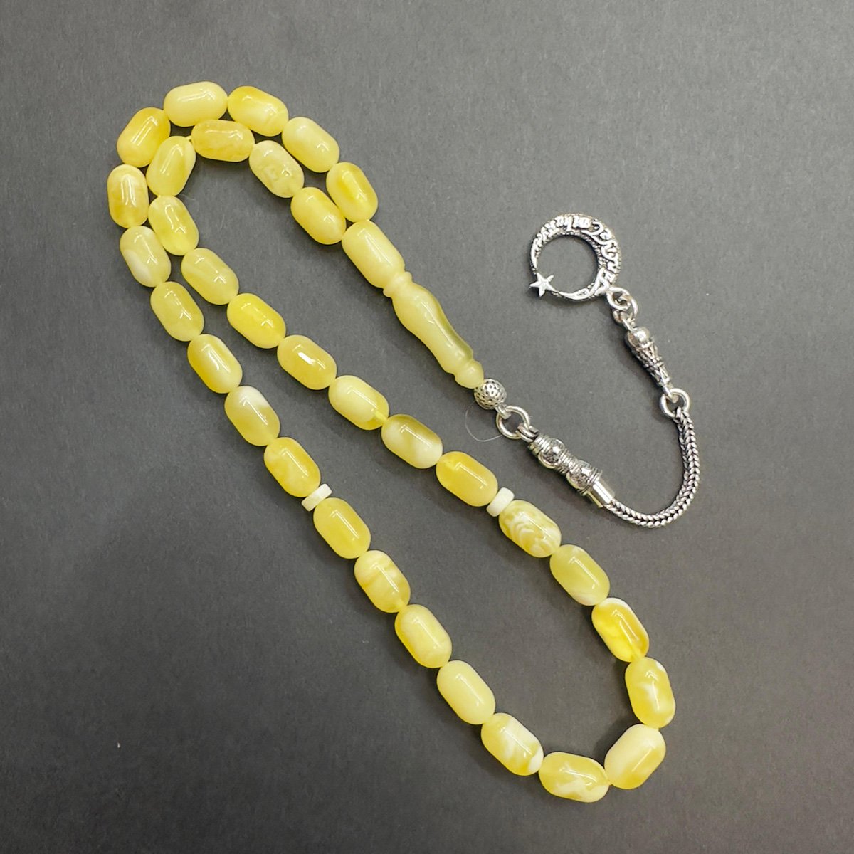 N.N Kaliningrad Damla Kehribar Kapsül Tespih 5,5*9 (mm)