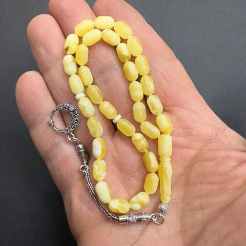 N.N Kaliningrad Damla Kehribar Kapsül Tespih 5,5*9 (mm)