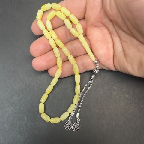 Kaliningrad Damla Kehribar Kapsül Tespih 5*10,5 (mm)