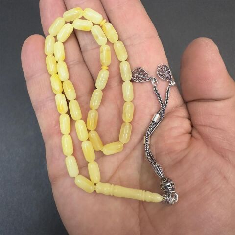 Kaliningrad Damla Kehribar Kapsül Tespih 5*10,5 (mm)