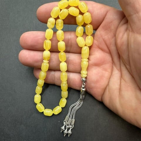 Kaliningrad Damla Kehribar Tespih 6.5*9.5 (mm)-6