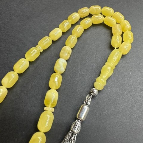 Kaliningrad Damla Kehribar Tespih 6.5*9.5 (mm)-6