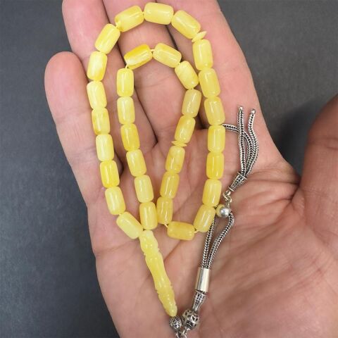 Kaliningrad Damla Kehribar Kapsül Tespih 6*9.5 (mm)