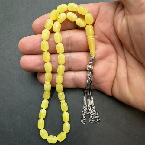 Kaliningrad Damla Kehribar Tespih 6.5*9.5 (mm)-7