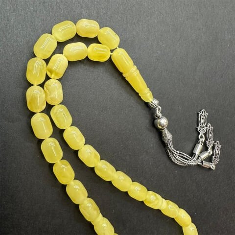 Kaliningrad Damla Kehribar Tespih 6.5*9.5 (mm)-7