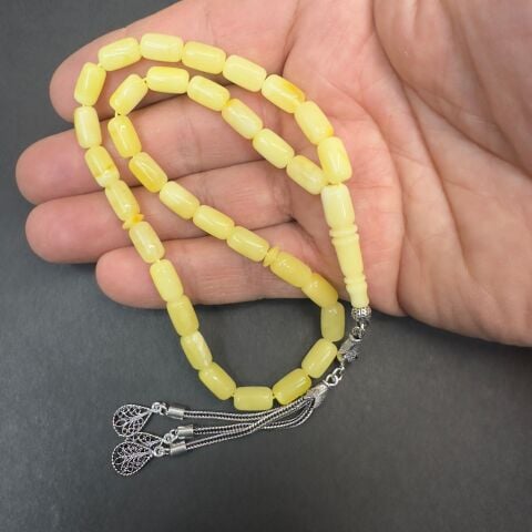 Kaliningrad Damla Kehribar Kapsül Tespih 6*10 (mm)