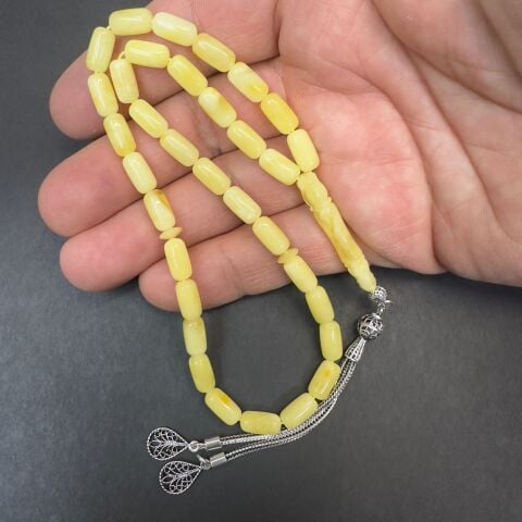 Kaliningrad Damla Kehribar Kapsül Tespih 5*9,5 (mm)