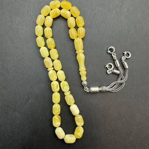 Kaliningrad Damla Kehribar Tespih 6.5*9.5 (mm)-8