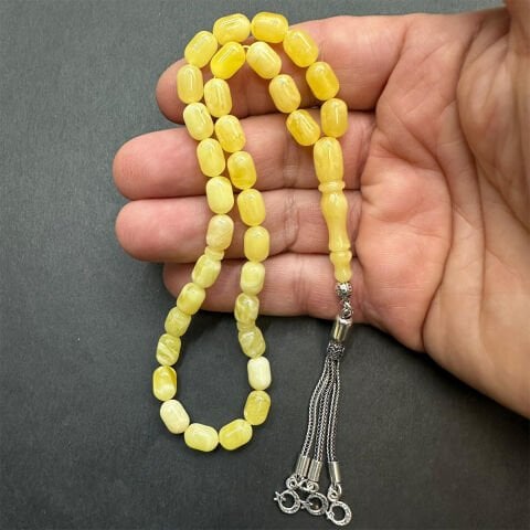 Kaliningrad Damla Kehribar Tespih 6.5*9.5 (mm)-8