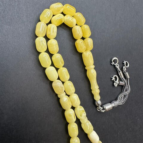 Kaliningrad Damla Kehribar Tespih 6.5*9.5 (mm)-8