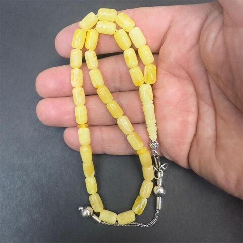 Kaliningrad Damla Kehribar Kapsül Tespih 6*9,5 (mm)