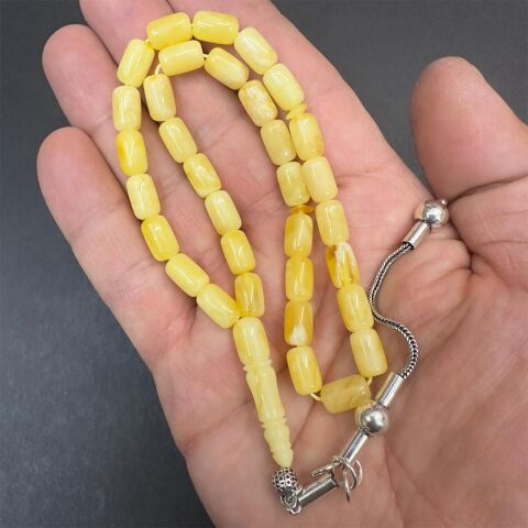 Kaliningrad Damla Kehribar Kapsül Tespih 6*9,5 (mm)