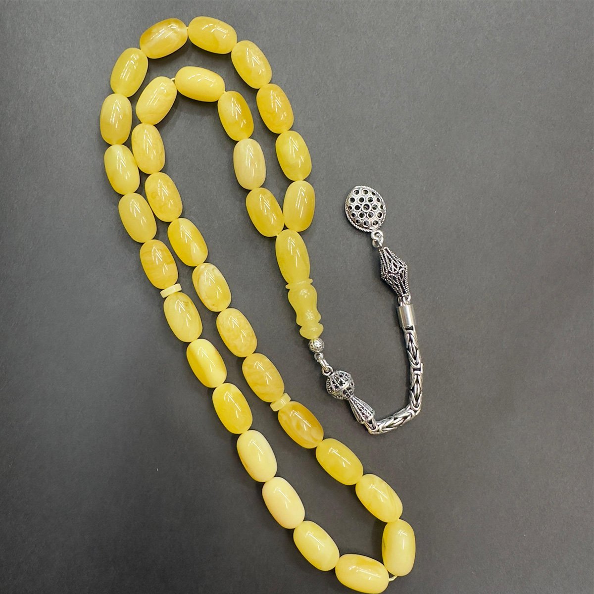 Kaliningrad Damla Kehribar Kapsül Tespih 9*14,5 (mm)