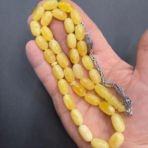 Kaliningrad Damla Kehribar Kapsül Tespih 9*14,5 (mm)