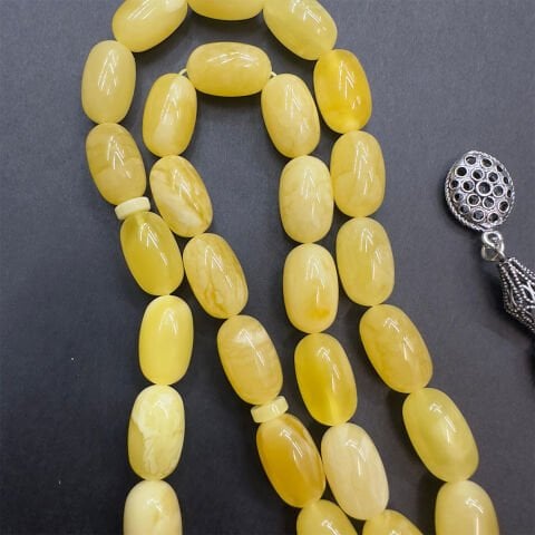 Kaliningrad Damla Kehribar Kapsül Tespih 9*14,5 (mm)