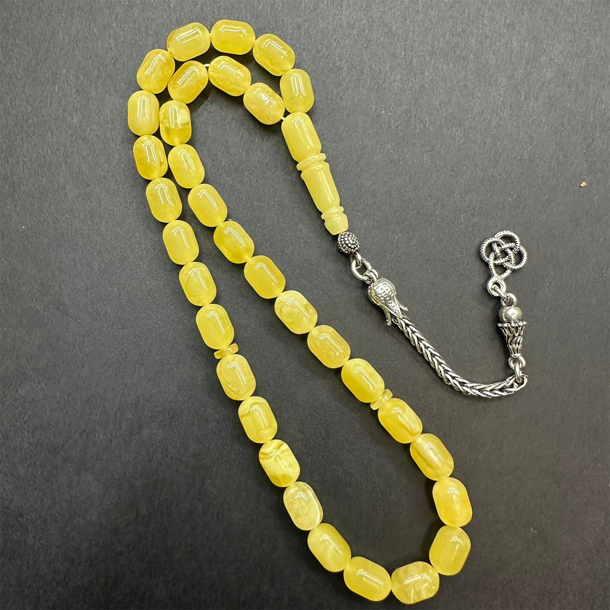 Kaliningrad Damla Kehribar Tespih 6.5*9.5 (mm)-9