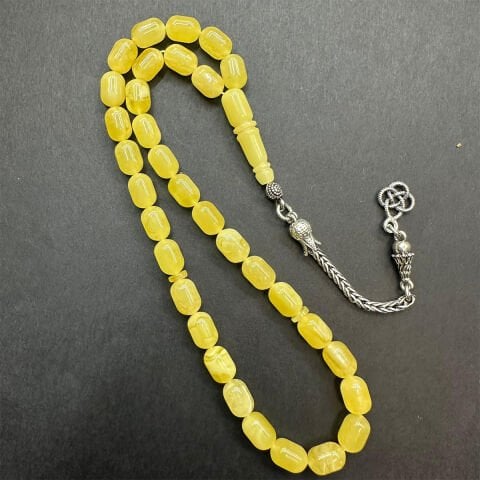 Kaliningrad Damla Kehribar Tespih 6.5*9.5 (mm)-9