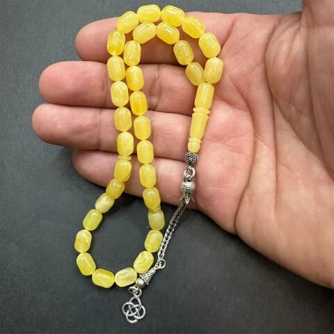 Kaliningrad Damla Kehribar Tespih 6.5*9.5 (mm)-9