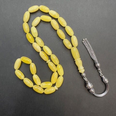 Kaliningrad Damla Kehribar Kapsül Tespih 7*14 (mm)