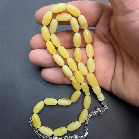 Kaliningrad Damla Kehribar Kapsül Tespih 7*14 (mm)