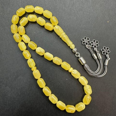 Kaliningrad Damla Kehribar Tespih 6.5*9.5 (mm)-10