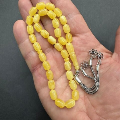 Kaliningrad Damla Kehribar Tespih 6.5*9.5 (mm)-10