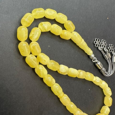 Kaliningrad Damla Kehribar Tespih 6.5*9.5 (mm)-10