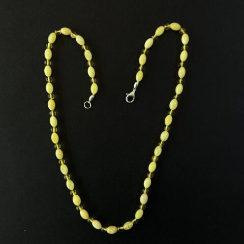 Kaliningrad Damla Kehribar Beyzi & Küre  Kolye 6,5  (gr)