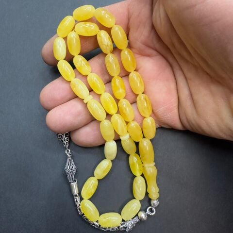 Kaliningrad Damla Kehribar Kapsül Tespih 8*14,5 (mm)