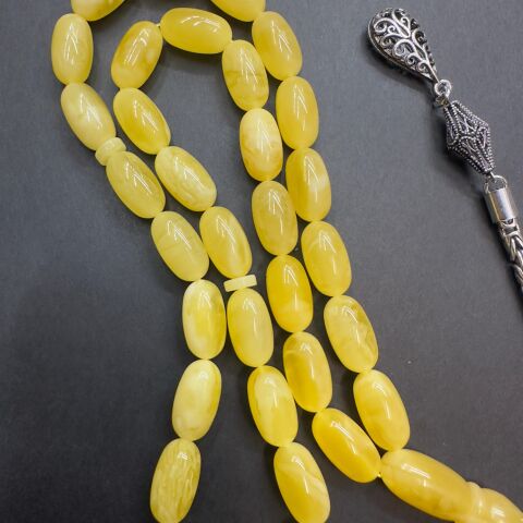 Kaliningrad Damla Kehribar Kapsül Tespih 8*14,5 (mm)