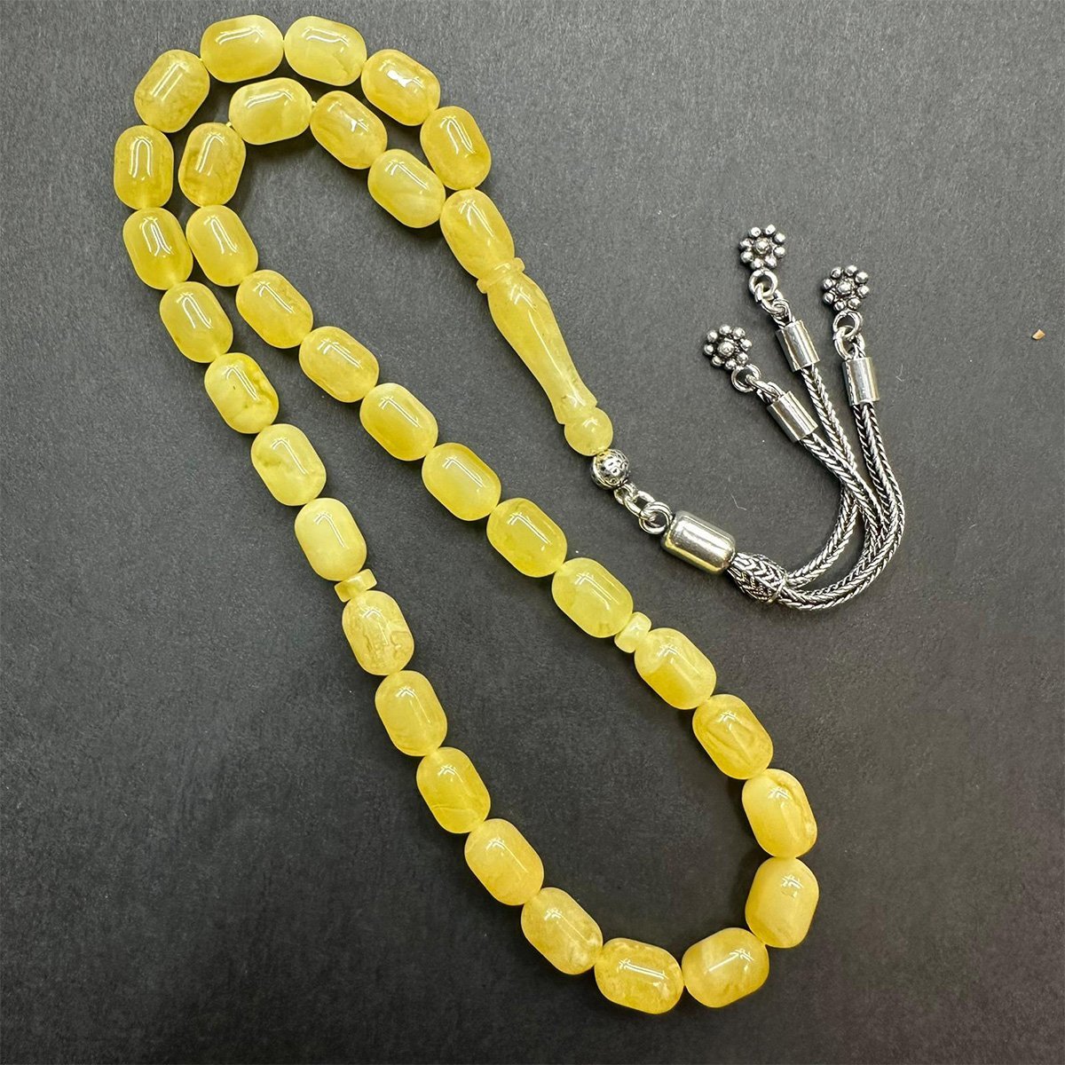 Kaliningrad Damla Kehribar Tespih 6.5*9.5 (mm)-11