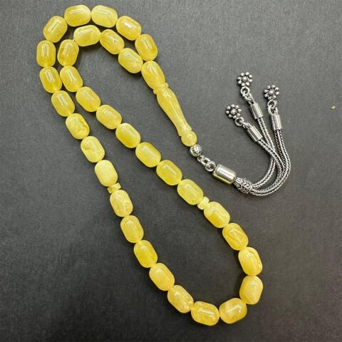 Kaliningrad Damla Kehribar Tespih 6.5*9.5 (mm)-11